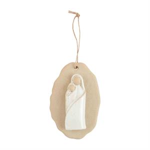 Mary Nativity Stone Ornament
