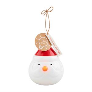 Santa Light Up Ornament