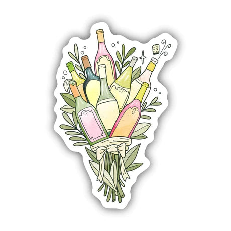 Wine Bouquet Sticker