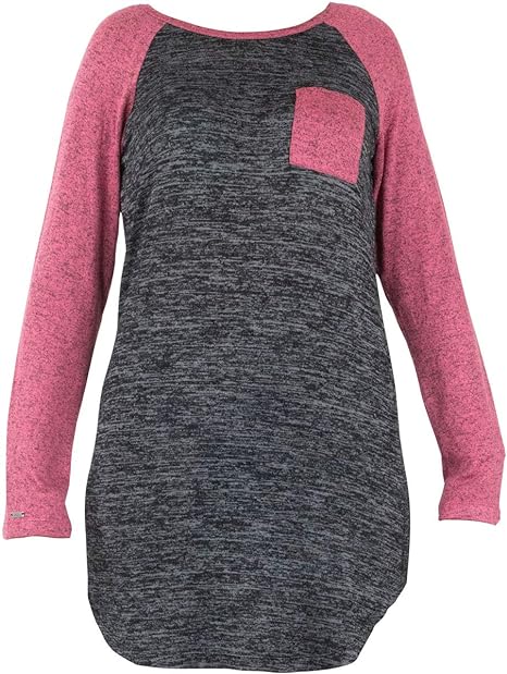 XL Black & Pink Sleep Shirt