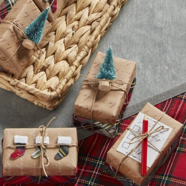 Christmas List Tartan Soap Set