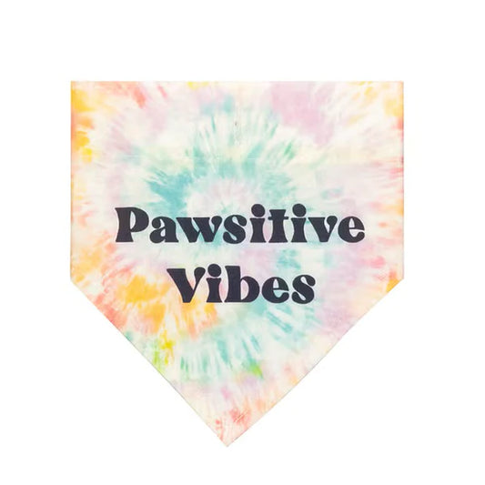 Pawsitive Vibes Dog Bandana