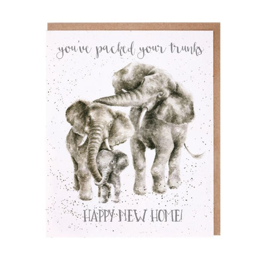 Packed Your Trunks New Home Card