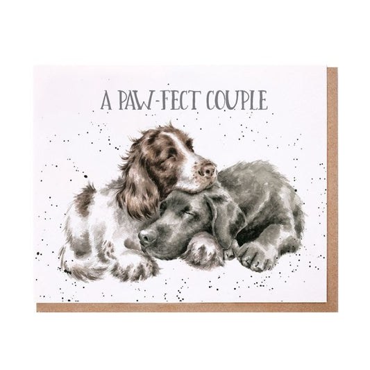 A Pawfect Couple Wedding Card