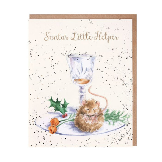 Santas Little Helper Mouse Card