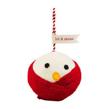 Let It Snow Snowman Ornament