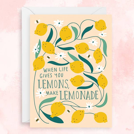 When Life Gives Your Lemons Encouragement Card