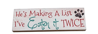 Making A List Wood Pet Sign