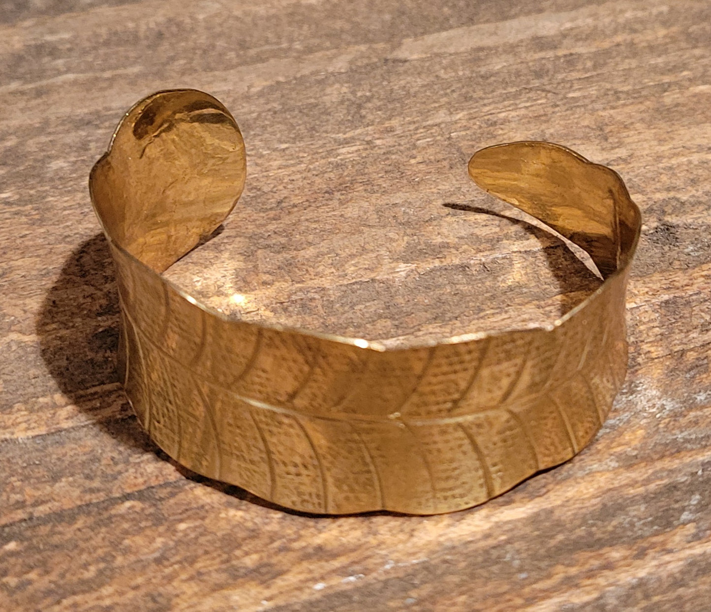Gold Leaf Cuff Bracelet