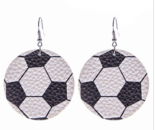 Soccer Dangle Earrings