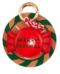 Merry Barkmas Dog Collar Charm