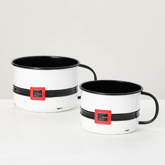 Small Santa Belt Pot