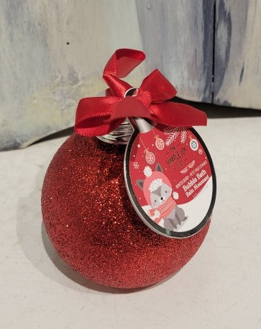 Bubble Bath Glitter Ornament