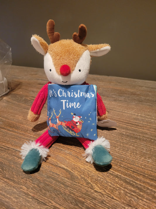 Reindeer Plush with Book
