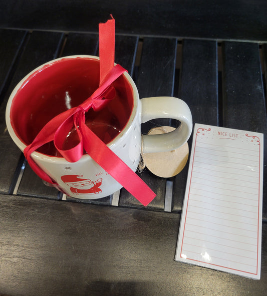 Santa Mug with Notepad