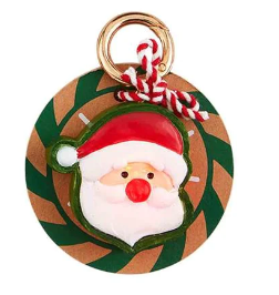 Santa Dog Collar Charm