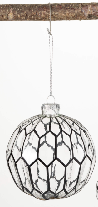 Modern Onion Ball Ornament