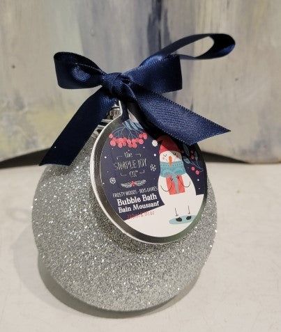 Bubble Bath Glitter Ornament