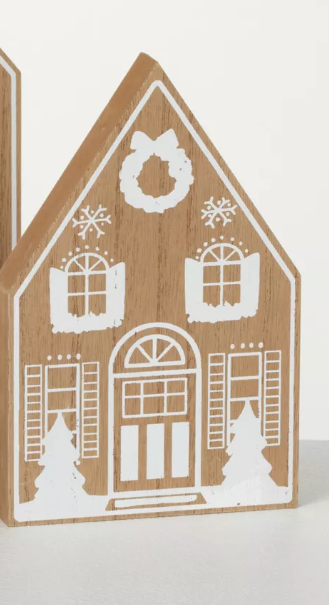 Medium Wood Block House Scene