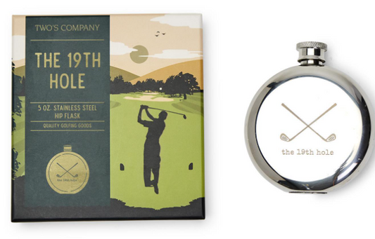 19th Hole Stainless Steel Flask
