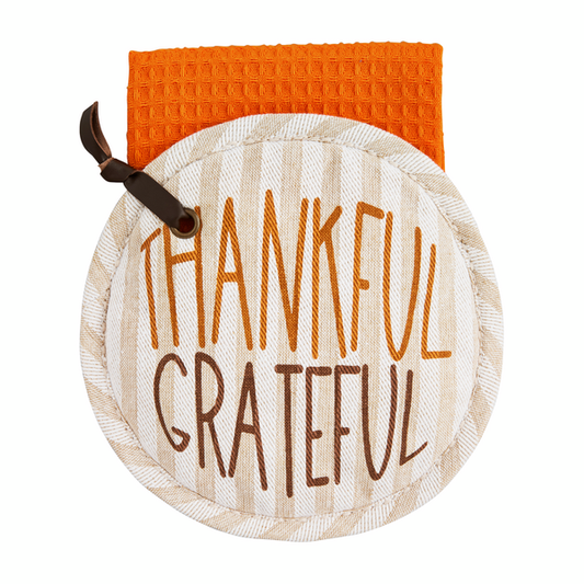 Thankful Pot Holder Set