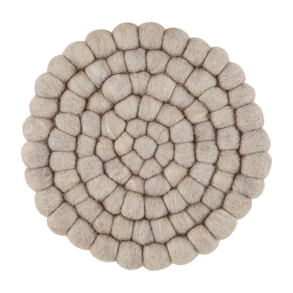 Taupe Wool Trivet