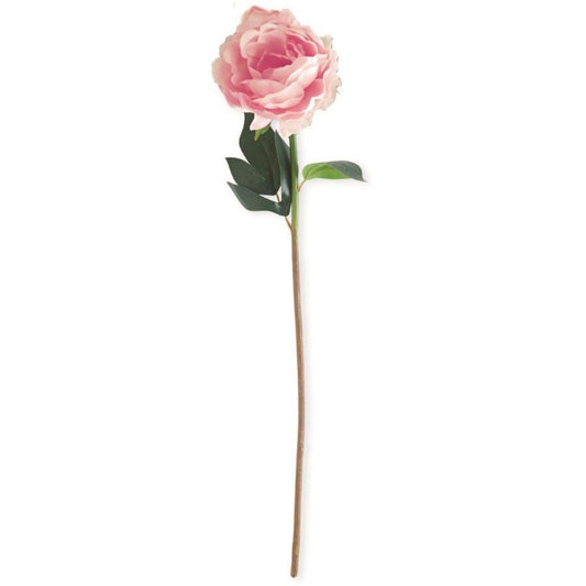 Pink Real Touch Peony Stem
