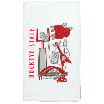 Buckeye State Tea Towel