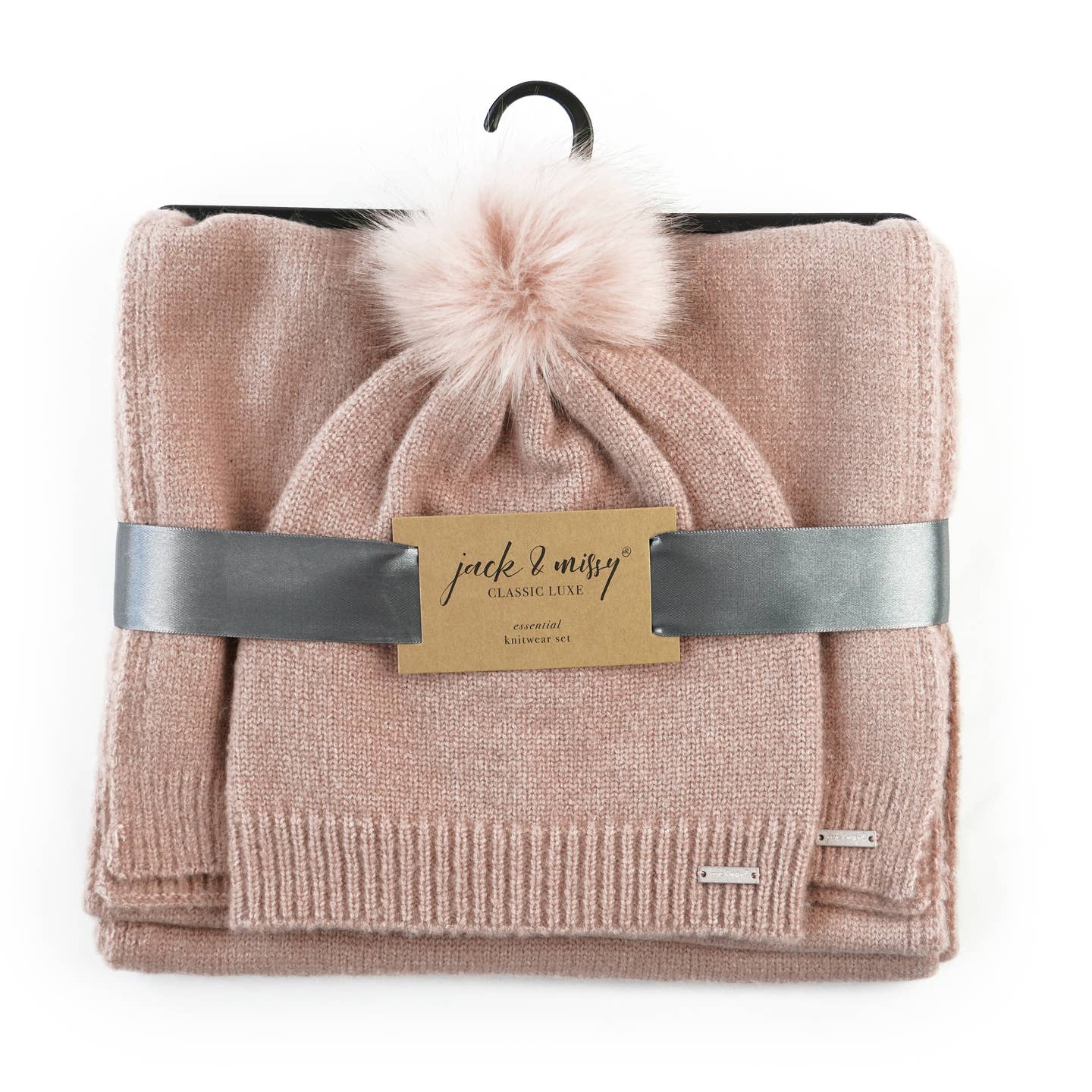 Blush Hat & Scarf Set