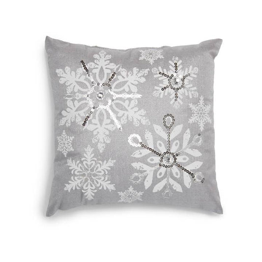 Glistening Snow Pillow