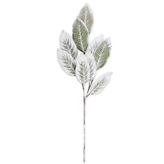 Flocked Magnolia Stem