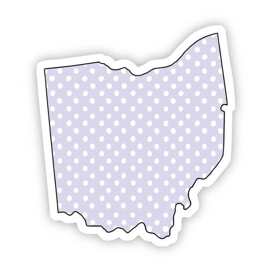 Ohio Polka Dot Sticker