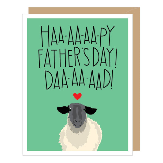 Happy Father's Day Sheep Card
