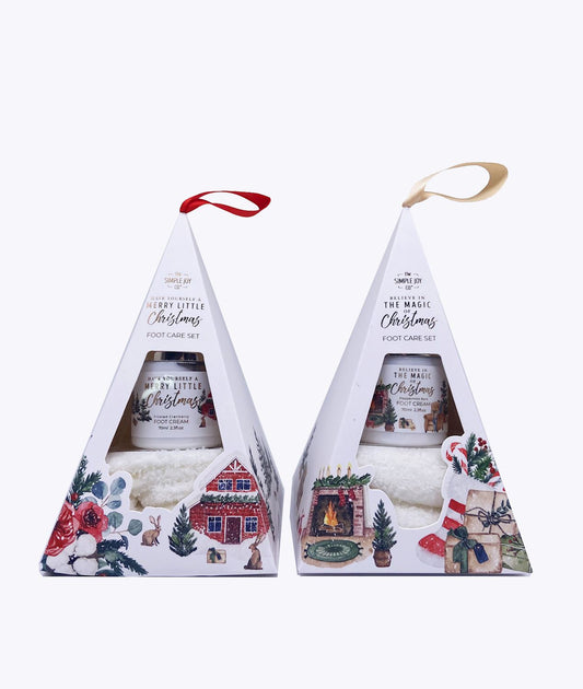 Foot Cream & Sock Gift Set