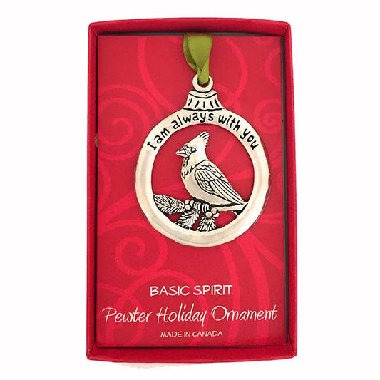 Cardinal Pewter Ornament