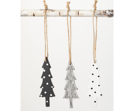 Skinny Wood Tree Ornament