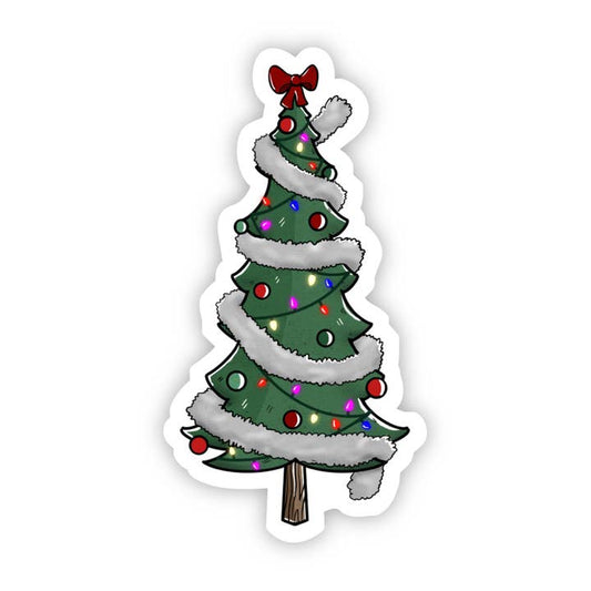 Tinsel Tree Sticker