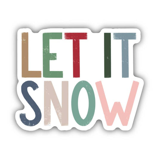 Let It Snow Sticker