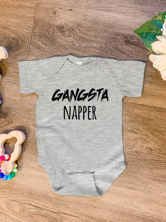 Gangsta Napper Gray Onsie