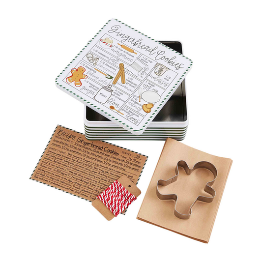 Tin Gingerbread Baking Set