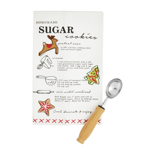 Sugar Cookie Recipe Towel & Scoop Set