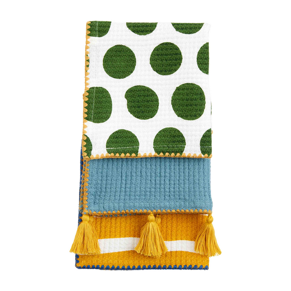 Dot Stripe Dishcloth Set